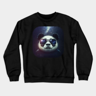 Cool Panda wearing Sunglasses Crewneck Sweatshirt